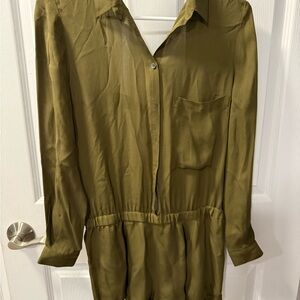 EUC Haute Hippie Open Back Holiday Romper Jumper From Pet Friendly Home